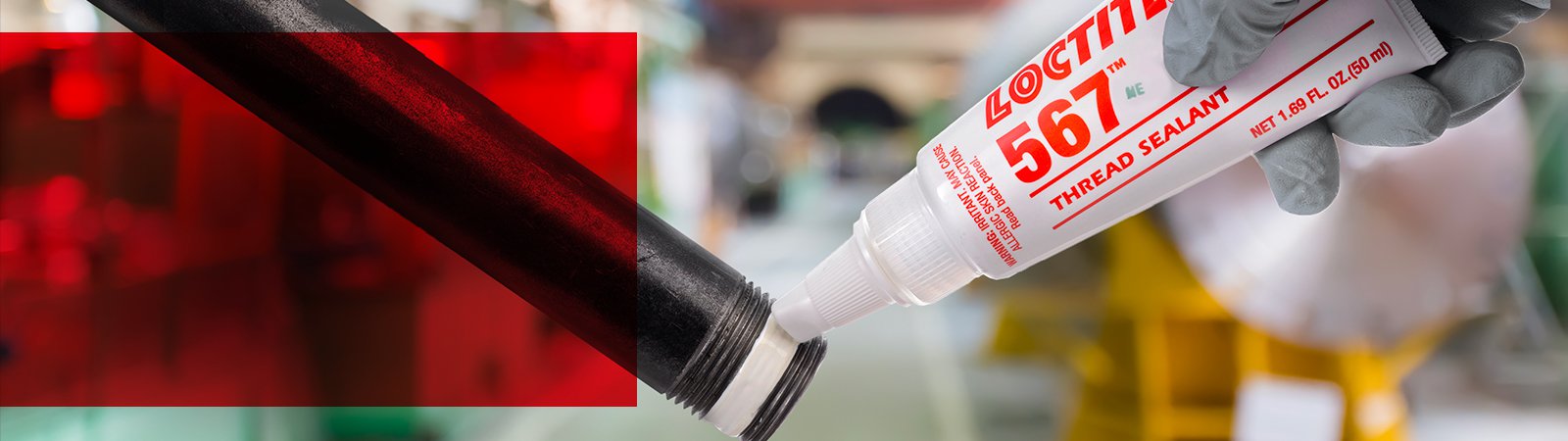 LOCTITE 545 - Thread Sealant - High-lubricity thread sealant for locking  and sealing hydraulic and pneumatic fittings - Henkel Adhesives